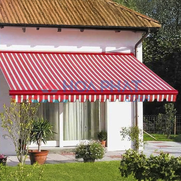 Bạt che nắng mưa dạng mái hiên