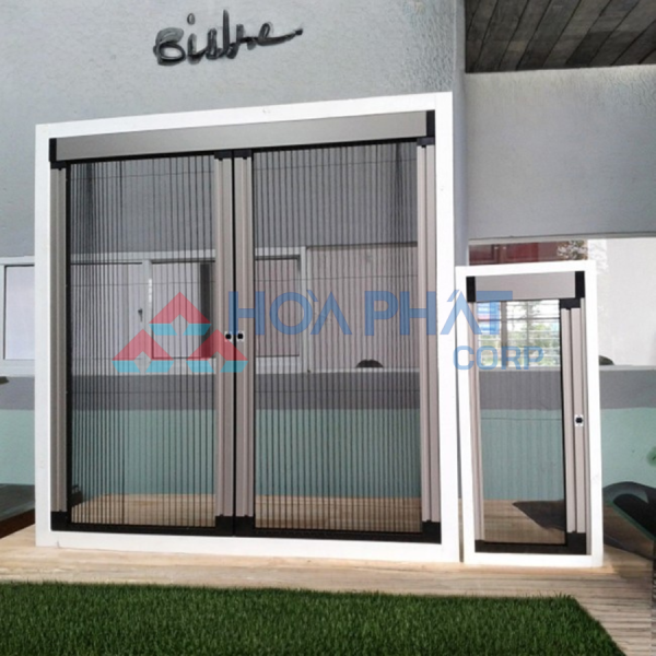 Cửa lưới chống muỗi hệ xếp không ray